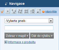 Výběr zadáním prostorové oblasti